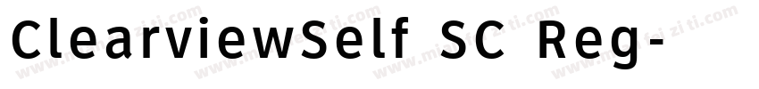 ClearviewSelf SC Reg字体转换